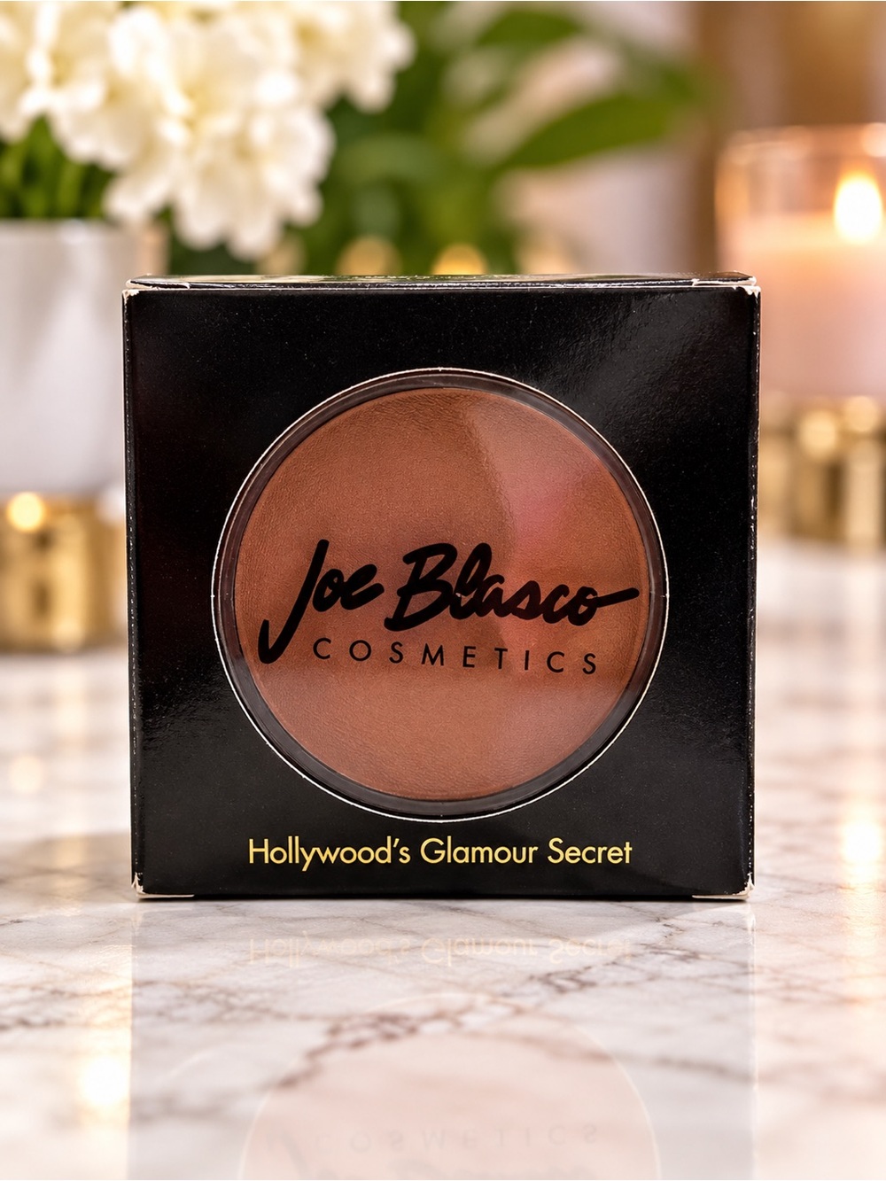 Joe Blasco Dry Blush Midnight Copper Professional Makeup Deep Warm Brown 2.5g